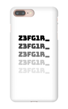 Z3FG1R_ Black Text Iphone Cases