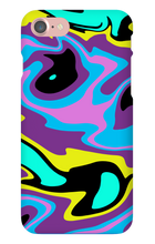 80's swirl iPhone Phone Cases