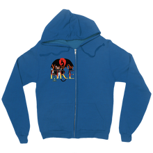 Commodore On Fire Zip Up Hoodie