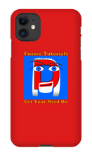 Fuzzee Tutorials Logo w/ Text iPhone Cases