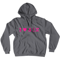 I 🤍 SΞX Pink Logo Hoodie