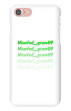 wanted_gram04 iPhone Phone Cases