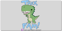 T-Rex Fam (BLUE) XXL Gaming Mousepad
