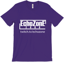 EchoZonE T-Shirt lila/braun/grün/blau/graumeliert