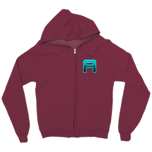 Right Side A Logo Zip Hoodie