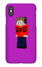 Gaming For Greatness Minecraft Skin iPhone Case