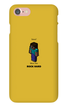 Rock hard iPhone Phone Cases