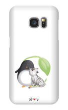 Penguin and Kitten Samsung Phone Cases