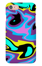 80's swirl iPhone Phone Cases