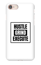 HUSTLE GRIND EXECUTE iPhone Phone Cases