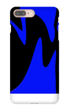 Dark Blue and Black iPhone Case