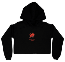 The Bloodmoon Claws women's cropped hoodie