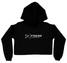 P2EGG Ladies Cropped Hoodie Dark