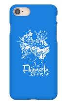 Elizaveta iPhone Cases (White On Color)