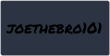 joethebro_101 XXL Gaming Mousepad