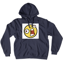 D llama scream face hoodie