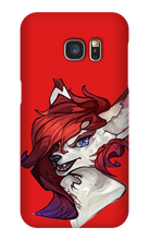 Crimson Bust Samsung Phone Case (Art by Siqueira)