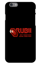 Rubii iPhone Phone Cases (red logo)