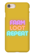 Farm Loot Repeat iPhone Cases