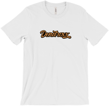 T-Shirt | Dendroxx Schriftzug Goldbraun