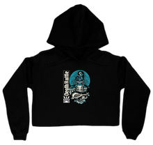 DeathRattle Womens Cropped Hoodie