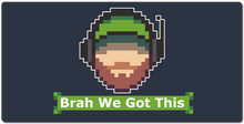 Brahwegotthis 8 Bit XXL Mousepad