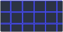XXL Gaming Neon Blue Square Mousepad