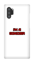 Funda de celular para Samsung con frase roja