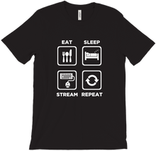 Eat, Sleep, Stream, Repeat T-Shirt