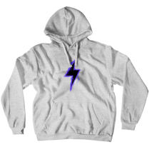 Lightening Logo Purple Hoodies (No-Zip/Pullover)
