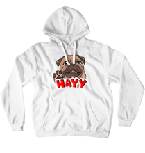 Pugs HAAY Emote Hoodies (No-Zip/Pullover)