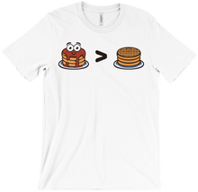 Pancakes > Waffles T-Shirt