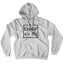 Black Logo Center Purple Code Hoodie