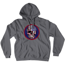American Skull Hoodie (No-Zip/ Pull-Over)