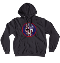 American Skull Hoodie (No-Zip/ Pull-Over)