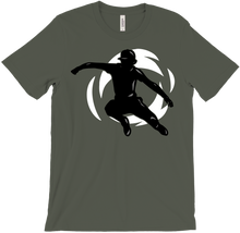 Parkour T-shirt - Red, Army Green