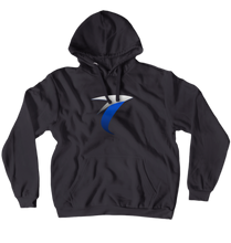 Prizrak Blue & White Logo Hoodie (No-Zip/Pullover)