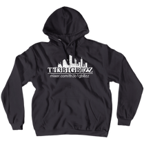 Red/Navy/Black/Grey Hoodie White Logo