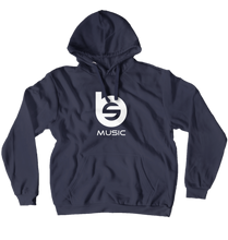 B&S Music Hoodies (No-Zip/Pullover)(Logo weiss)