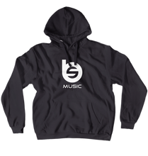 B&S Music Hoodies (No-Zip/Pullover)(Logo weiss)