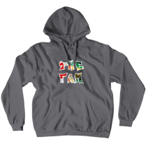 The Fam White Logo Hoodies (No-Zip/Pullover)