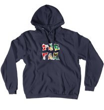 The Fam White Logo Hoodies (No-Zip/Pullover)