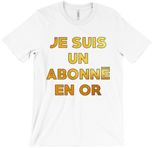 ABONNÉ EN OR t-shirt (GUIGZ ORIGINAL)