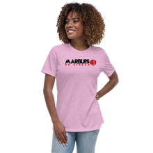 PixelbyPixelStudios Black and Red Logo Women's Relaxed T-Shirt