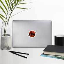 uhSnow Logo Black Stickers