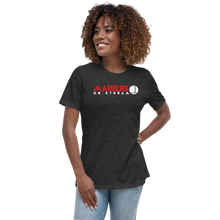 PixelbyPixelStudios Red and White Logo Women's Relaxed T-Shirt