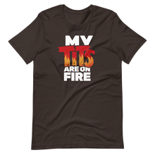 Anita White Tits On Fire Unisex T-Shirt