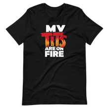 Anita White Tits On Fire Unisex T-Shirt