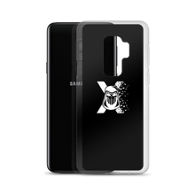 Funda negra SAMSUNG Logo Blanco elxokas