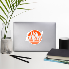 uhSnow Logo White Stickers